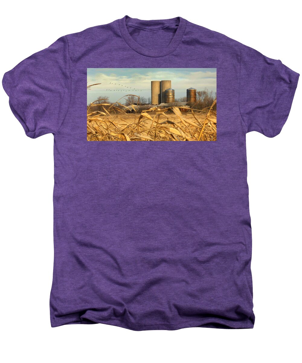 November Winds Men's Premium T-Shirt featuring the digital art November Winds by Doug Kreuger