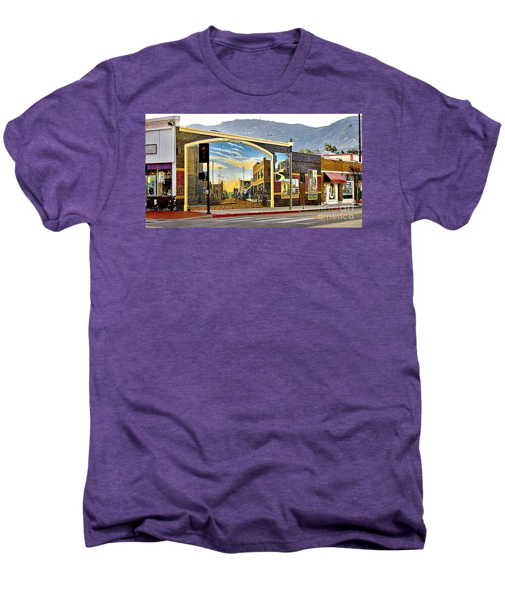 Mural Men's Premium T-Shirt featuring the photograph Old Town Mural by Jason Abando