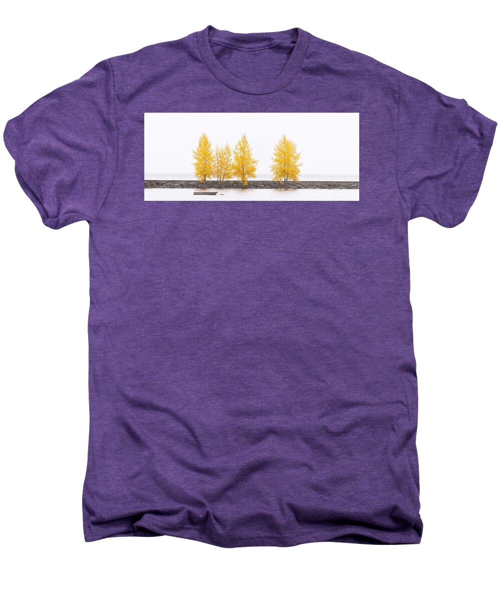 Autumn Men's Premium T-Shirt featuring the photograph Panorama Tree by U Schade