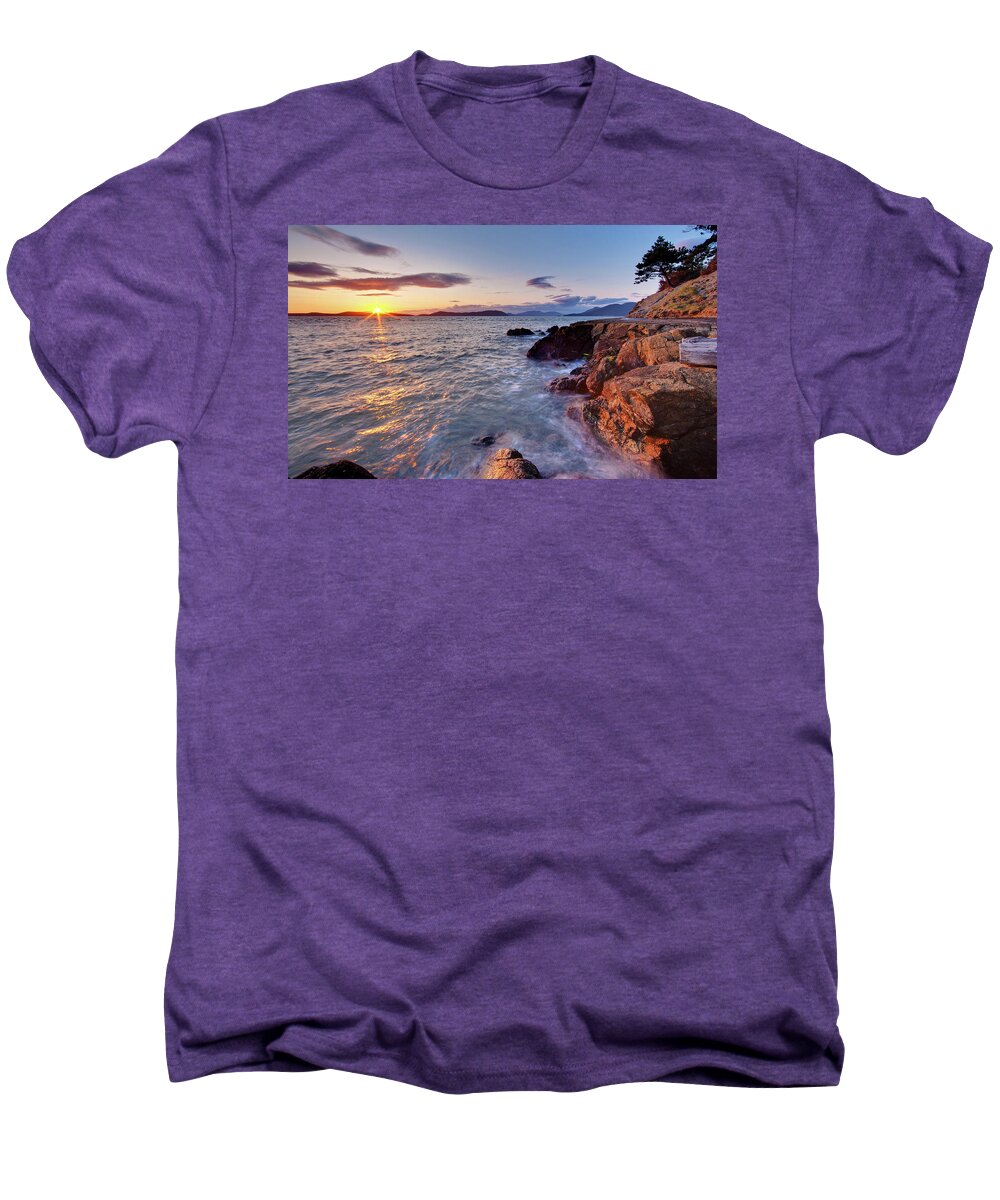San Juan Islands Men's Premium T-Shirt featuring the photograph San Juans Serenity by Mike Reid