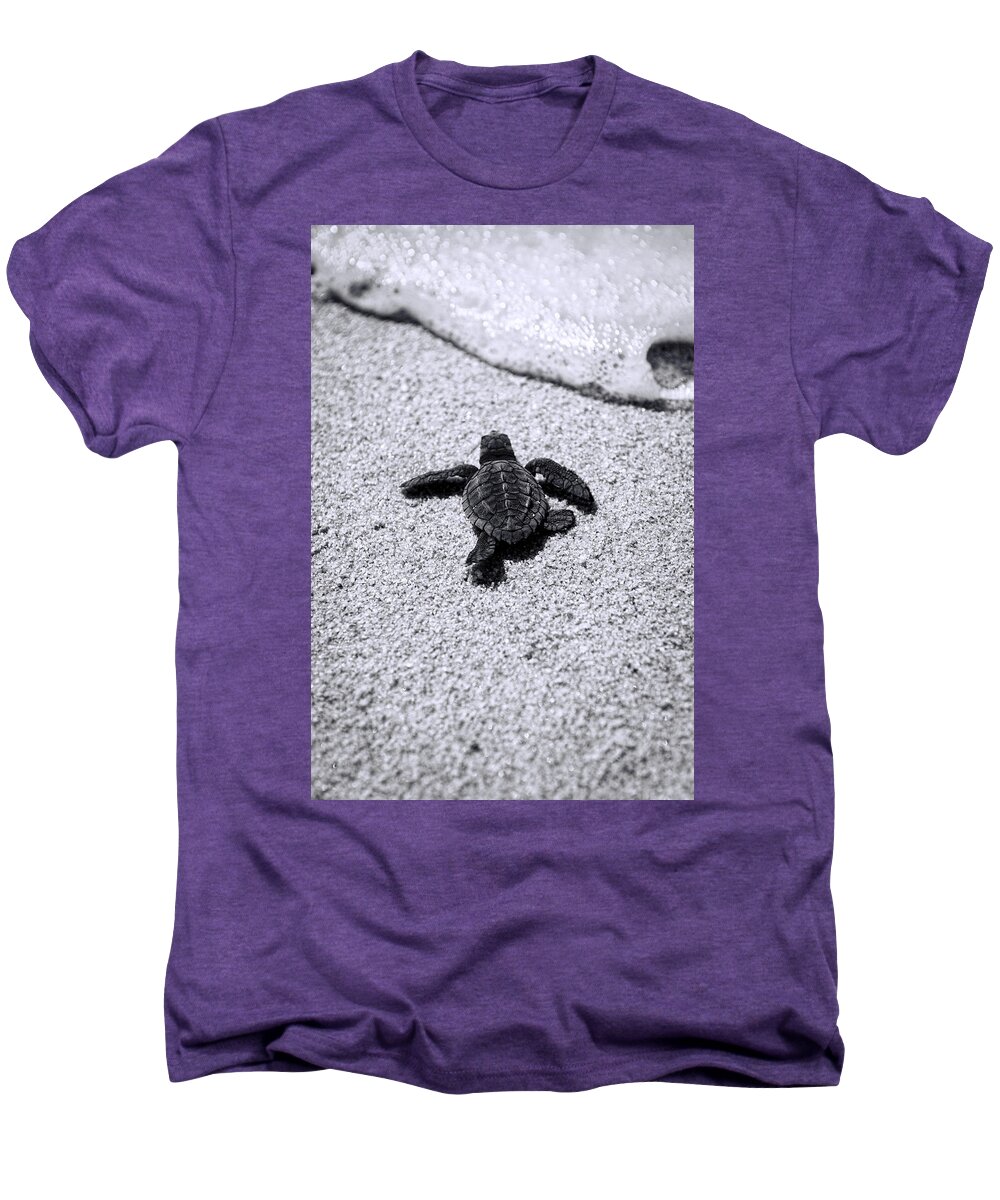 #faatoppicks Men's Premium T-Shirt featuring the photograph Sea Turtle by Sebastian Musial