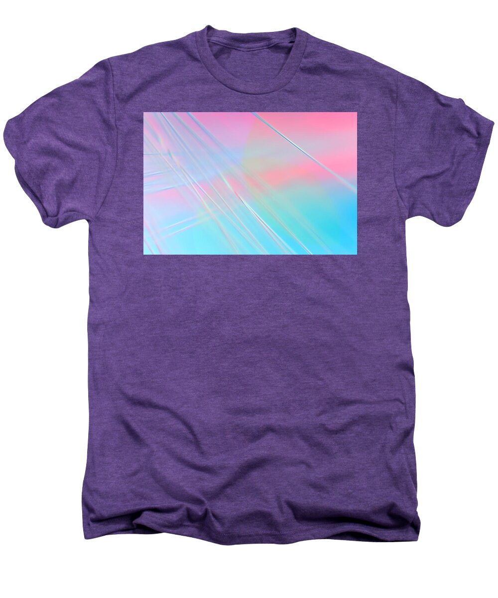 Abstract Men's Premium T-Shirt featuring the photograph Summer Breeze by Dazzle Zazz
