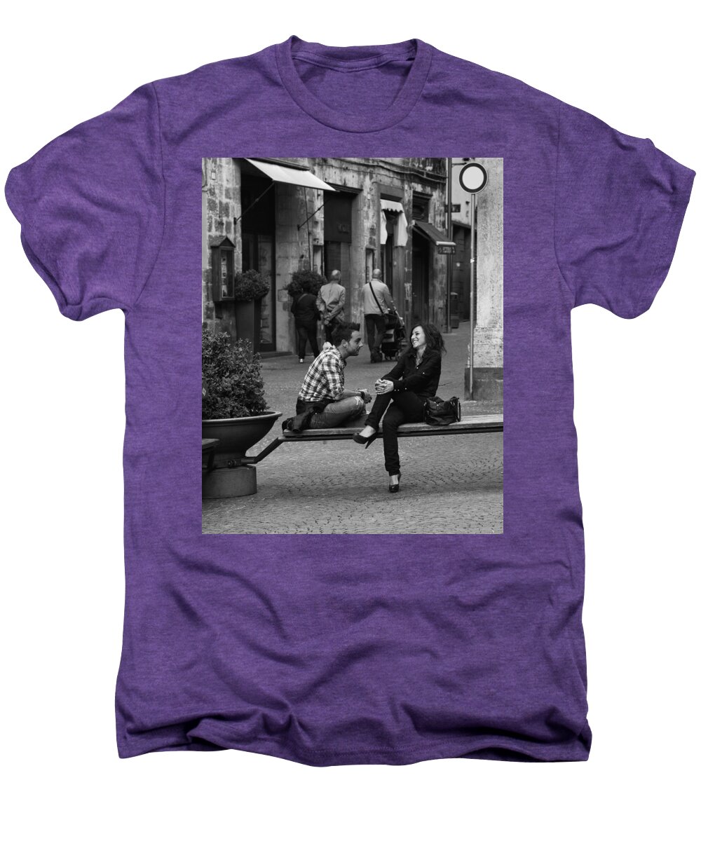 Couple Men's Premium T-Shirt featuring the photograph Sweet youth by Hugh Smith