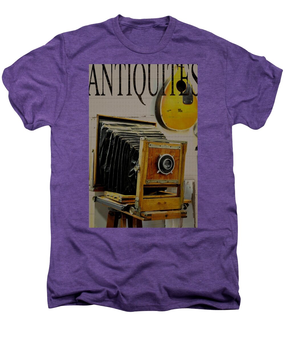Antiques Men's Premium T-Shirt featuring the photograph Antiquites by Jan Amiss Photography