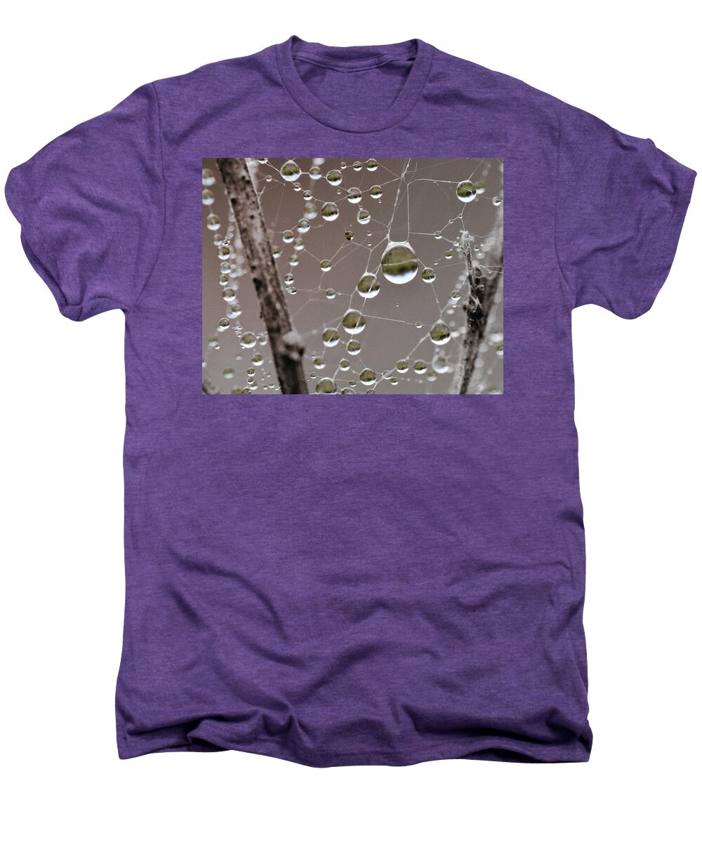 Abstract Men's Premium T-Shirt featuring the photograph Many Worlds In One Small Space by Sue Capuano