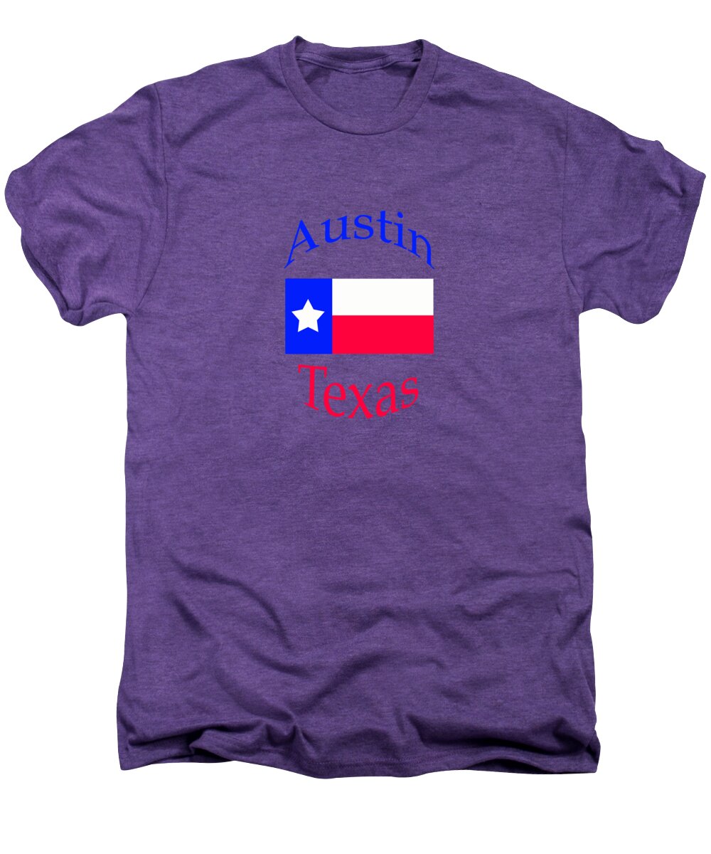 women's Fashion girl's Fashion Fashion Men's Premium T-Shirt featuring the photograph Austin Texas #1 by Bill Owen