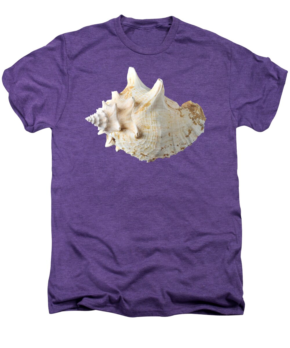 Shell Men's Premium T-Shirt featuring the photograph Sea shell #10 by George Atsametakis