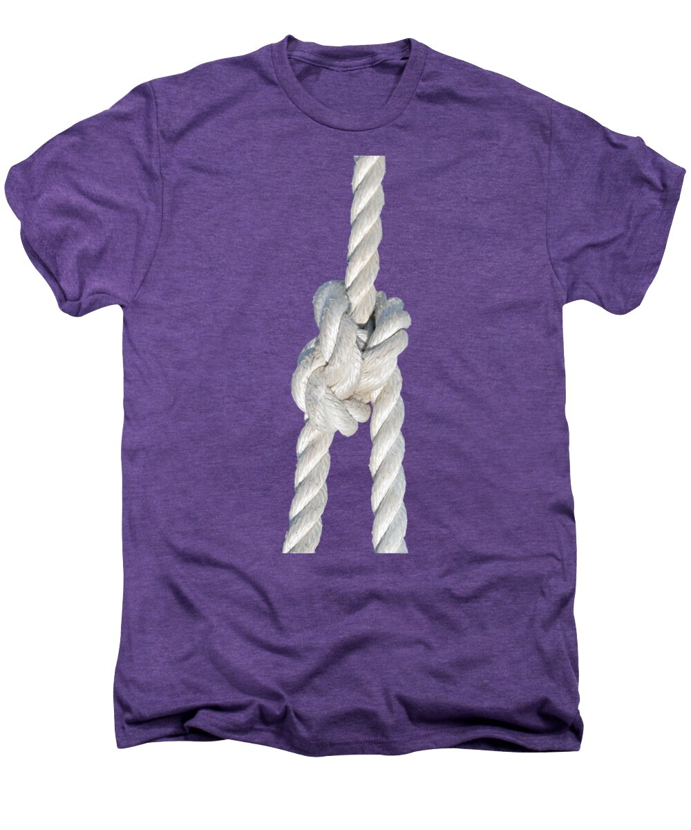 Knot Men's Premium T-Shirt featuring the photograph Nautical knots #13 by George Atsametakis