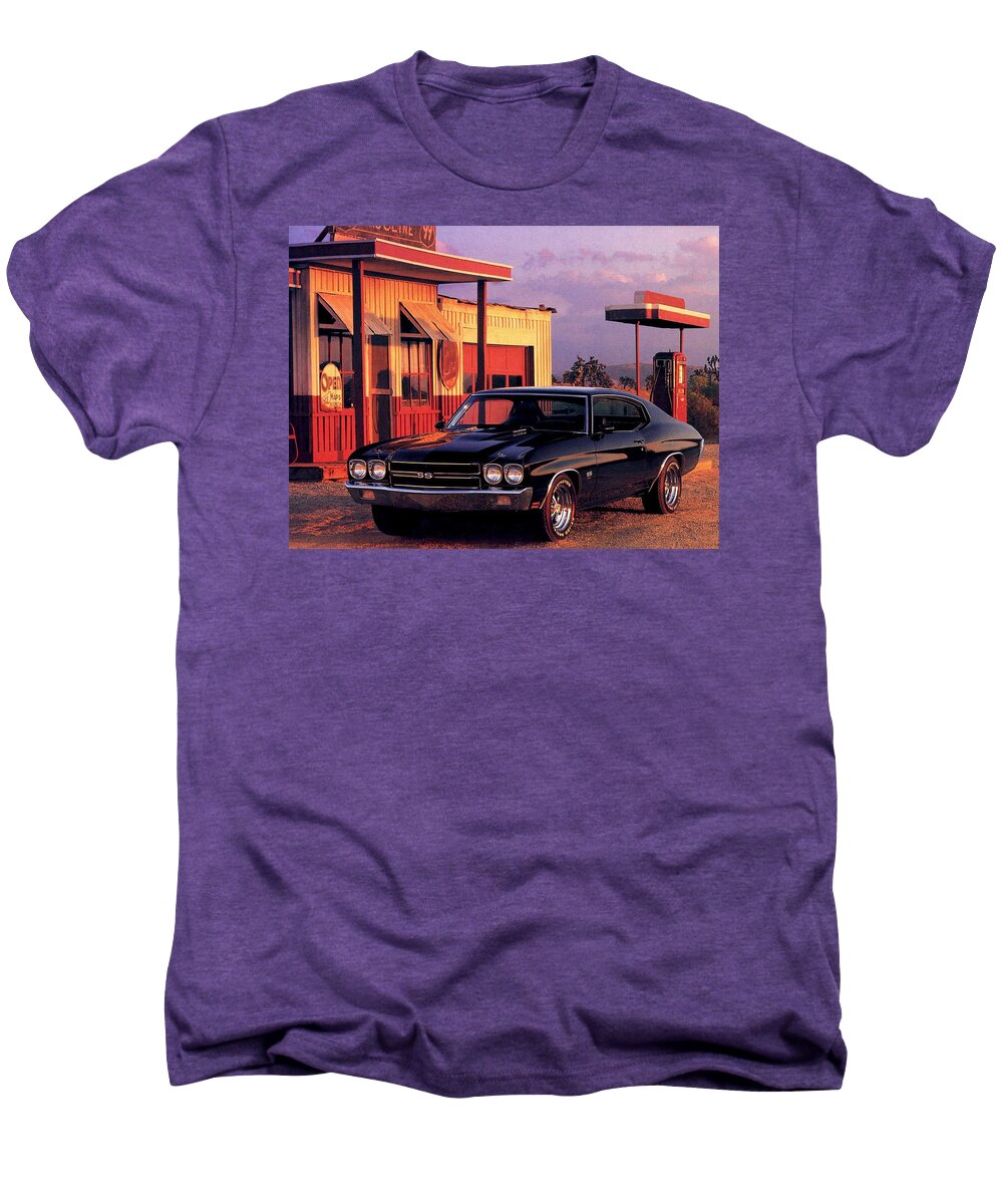 Chevrolet Men's Premium T-Shirt featuring the photograph Chevrolet #8 by Mariel Mcmeeking
