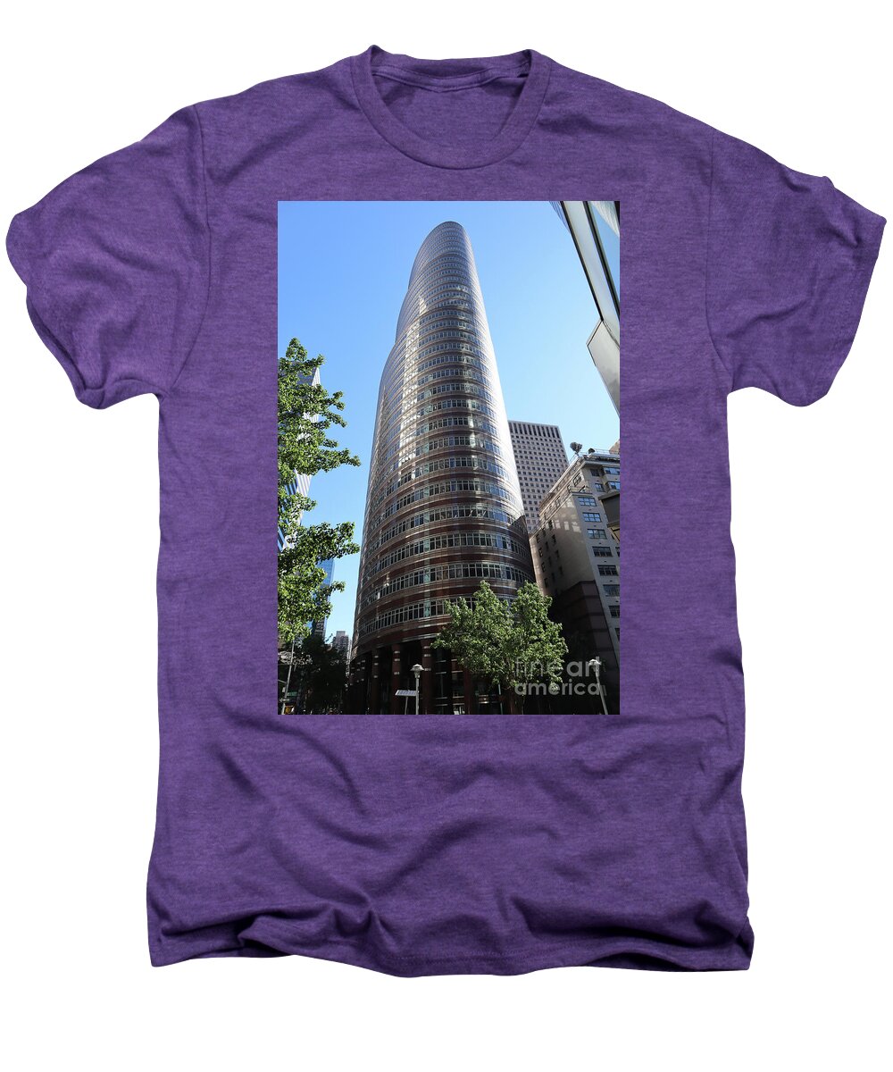 885 Third Ave Men's Premium T-Shirt featuring the photograph 885 Third Ave. The Lipstick building by Steven Spak