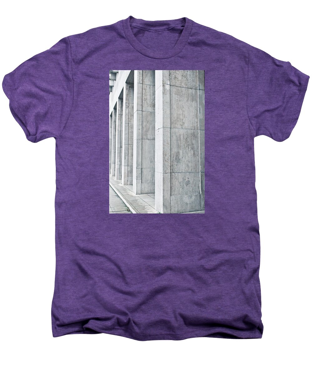 Abstract Men's Premium T-Shirt featuring the photograph Pillars #9 by Tom Gowanlock