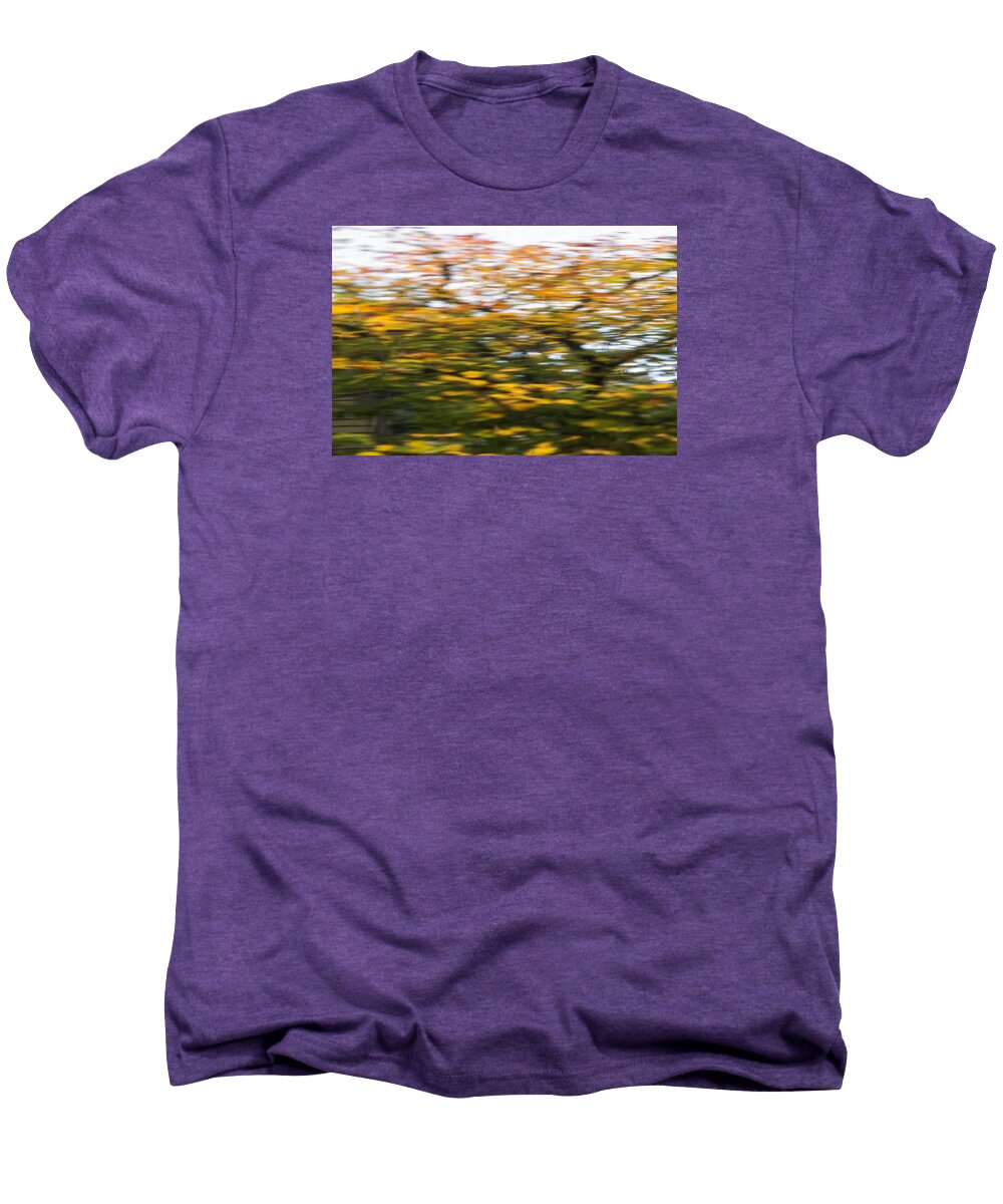 Abstract Men's Premium T-Shirt featuring the photograph Abstract of Maple Tree by Bob Cournoyer