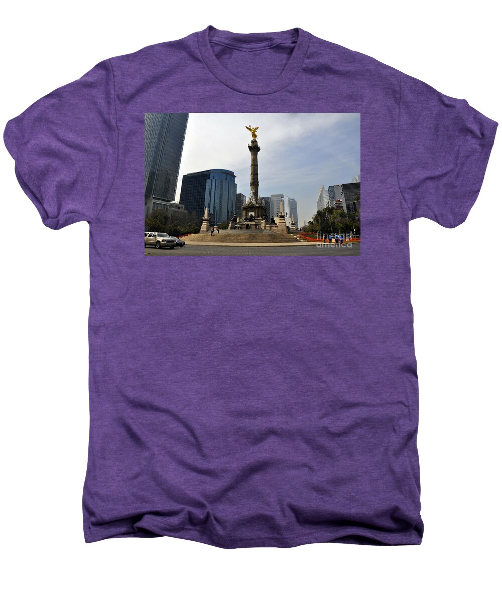 Angel Of Independence Men's Premium T-Shirt featuring the photograph Angel of Independence by Andrew Dinh