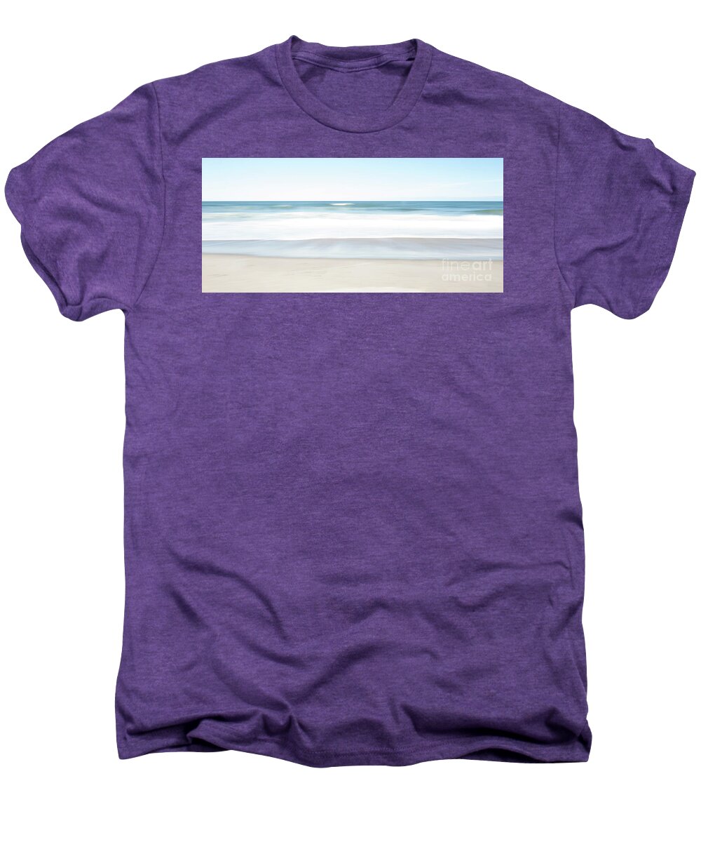 Beach Men's Premium T-Shirt featuring the photograph Beach Abstract by Michael James