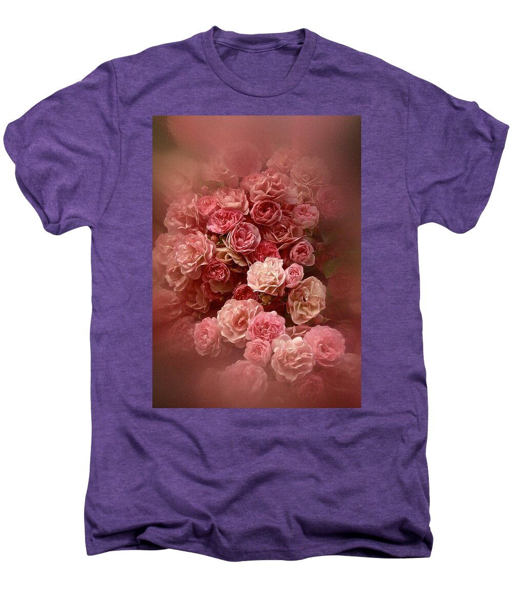 Roses Men's Premium T-Shirt featuring the photograph Beautiful Roses 2016 by Richard Cummings