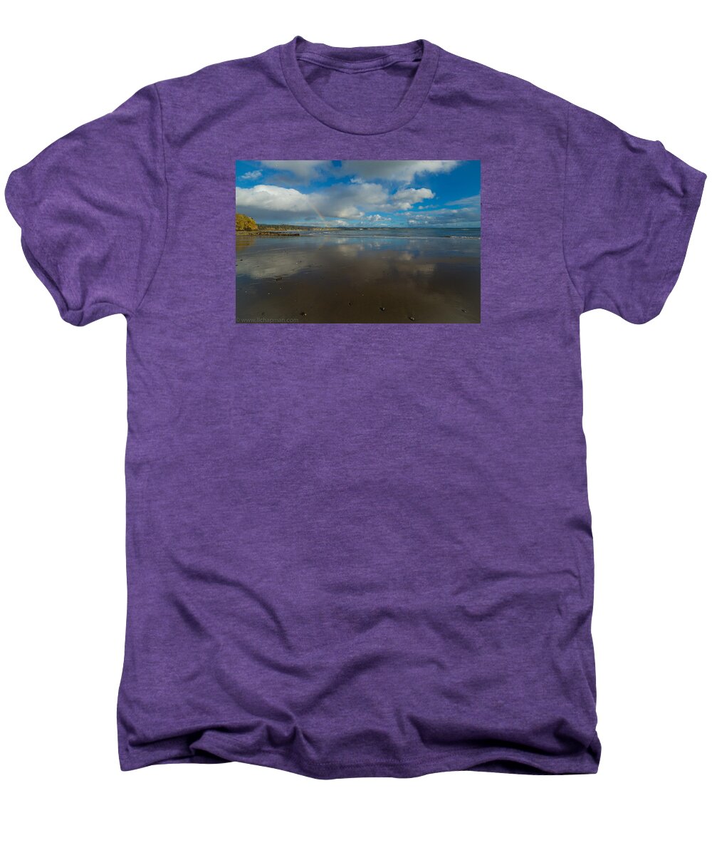 Sky Men's Premium T-Shirt featuring the photograph Christmas Eve Early Gifts by Lora Lee Chapman