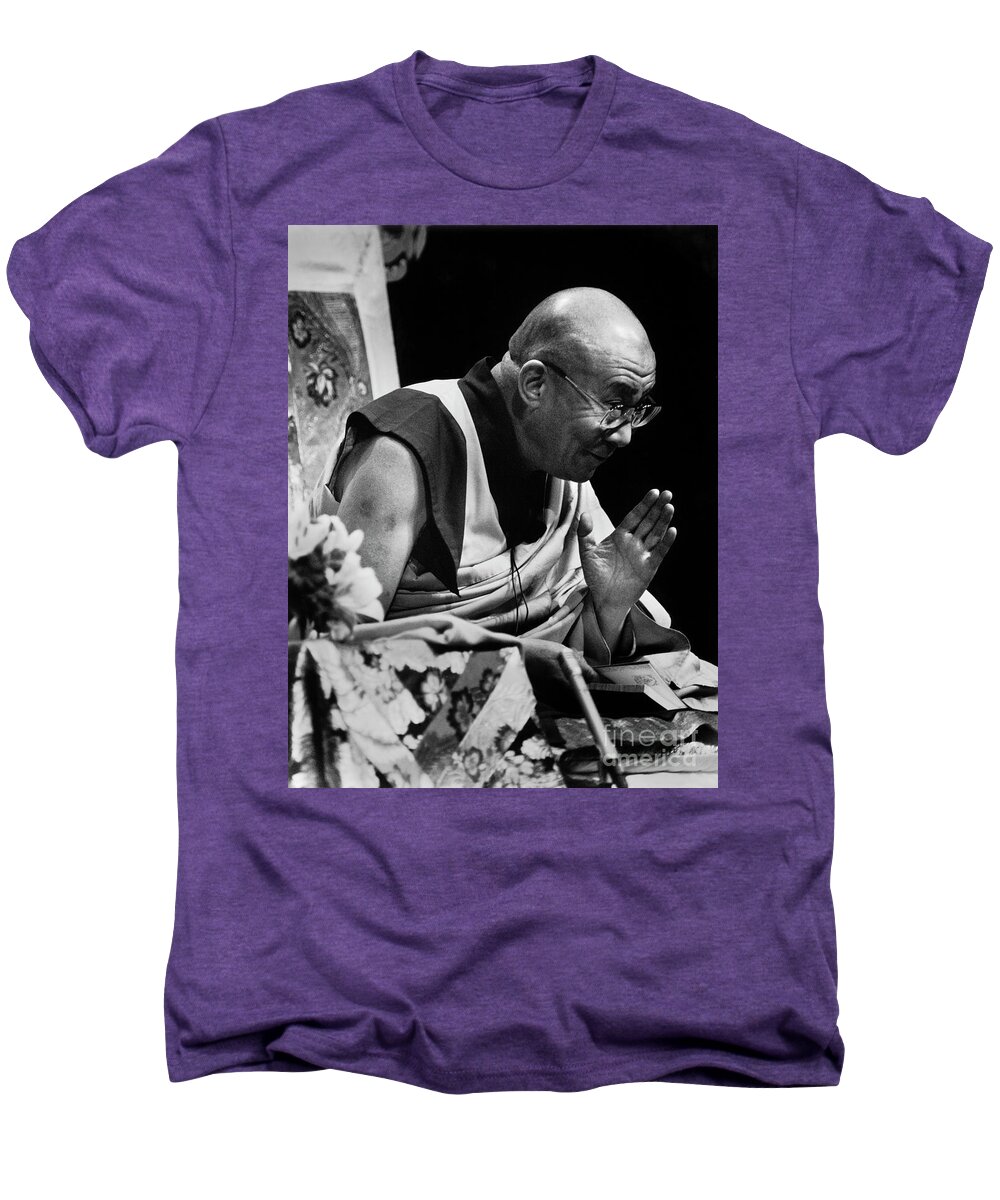 Tibet Men's Premium T-Shirt featuring the photograph Dl_teaching by Craig Lovell