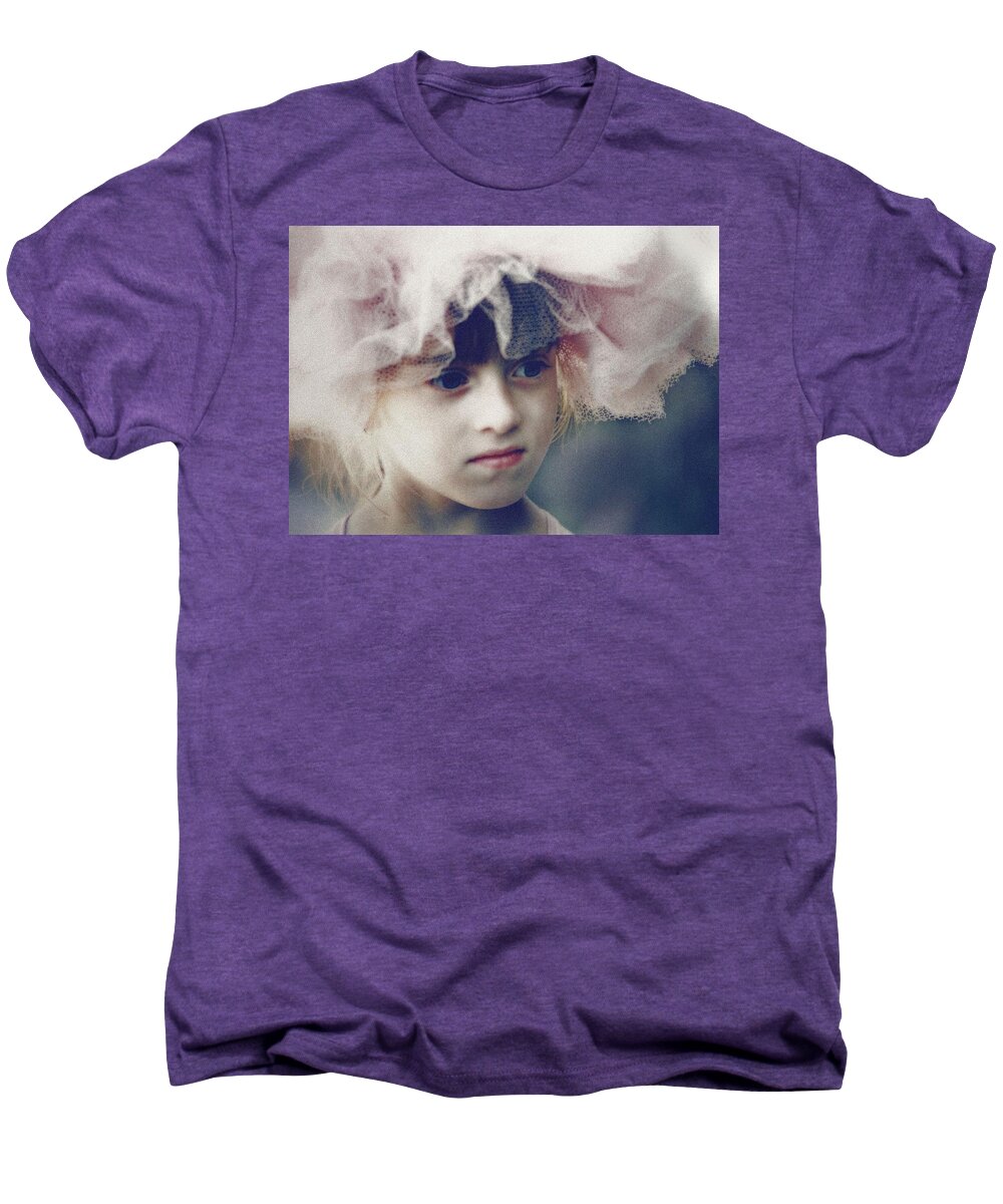 Dreams Men's Premium T-Shirt featuring the photograph Dreams in Tulle 2 by Marna Edwards Flavell