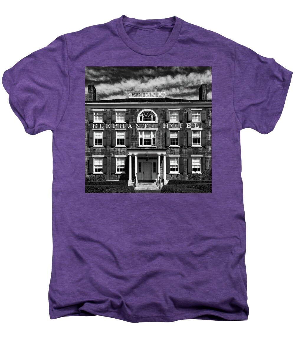 Architecture Men's Premium T-Shirt featuring the photograph Elephant Hotel by Eric Lake