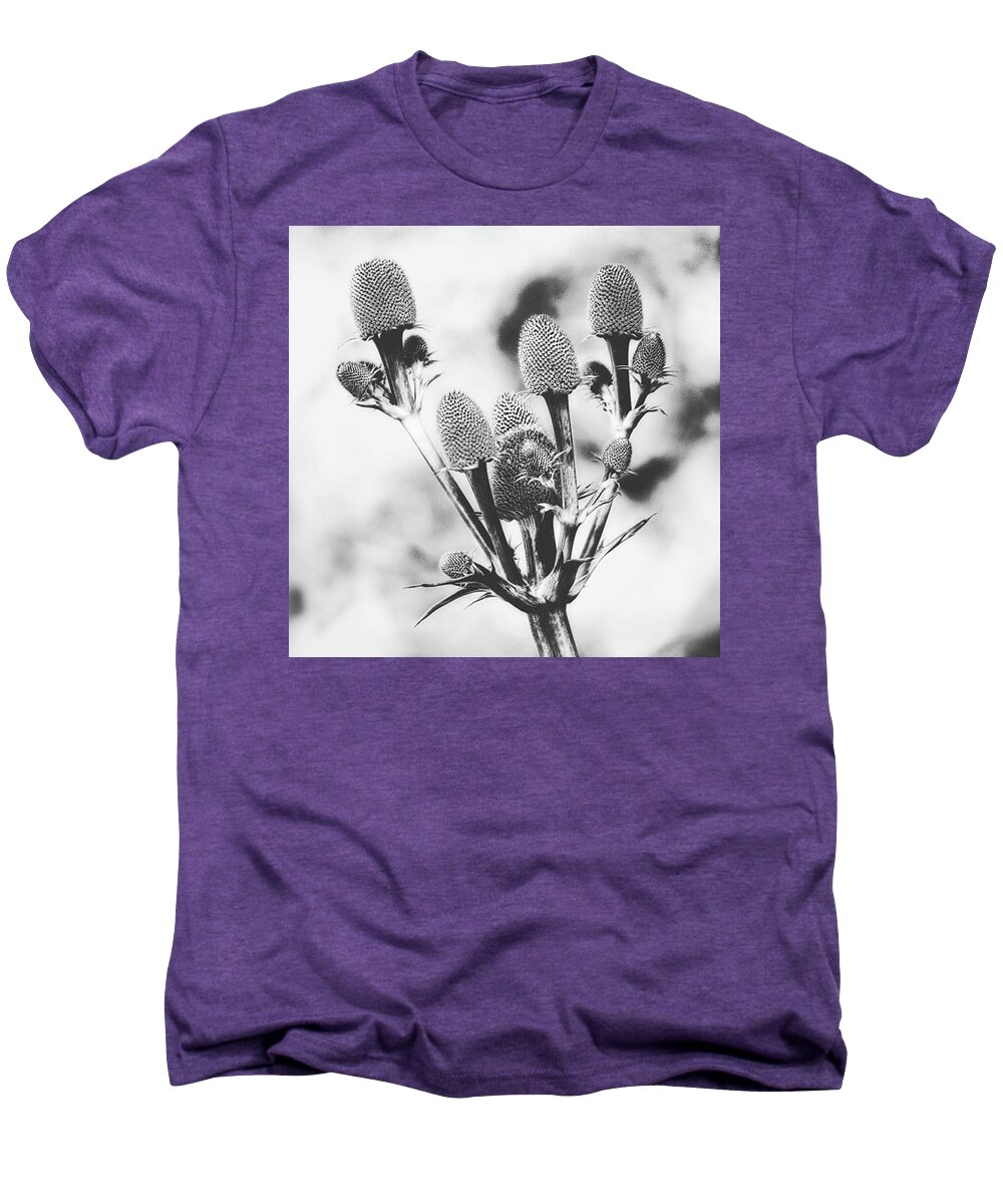 Beautiful Men's Premium T-Shirt featuring the photograph Eryngium
#flower #flowers by John Edwards