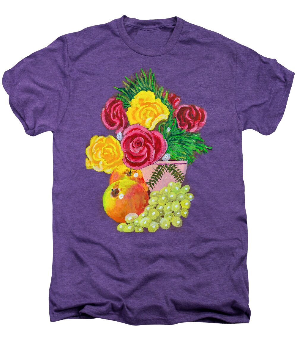 Texas Men's Premium T-Shirt featuring the photograph Fruit Petals by Erich Grant