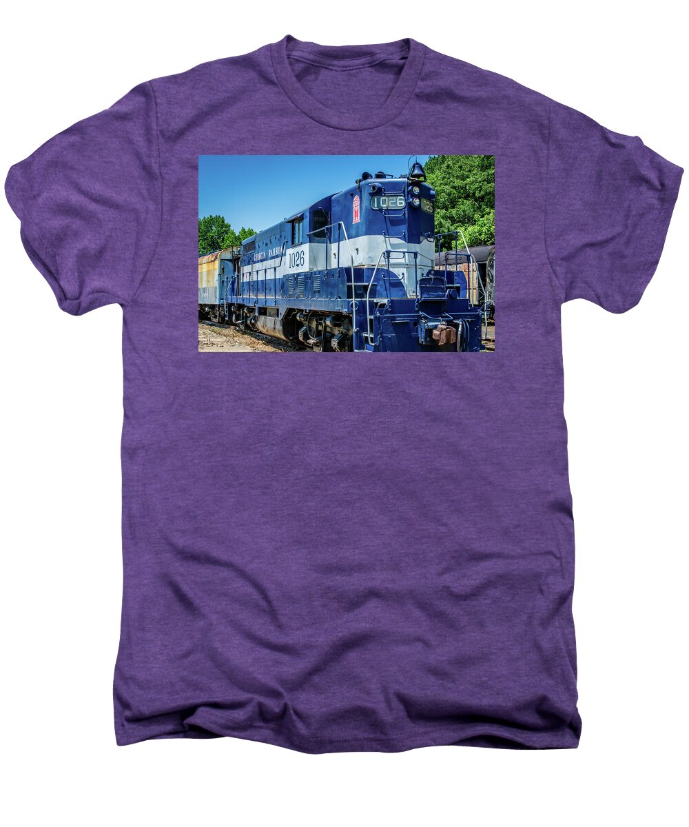 Train Men's Premium T-Shirt featuring the photograph Georgia 1026 by James L Bartlett