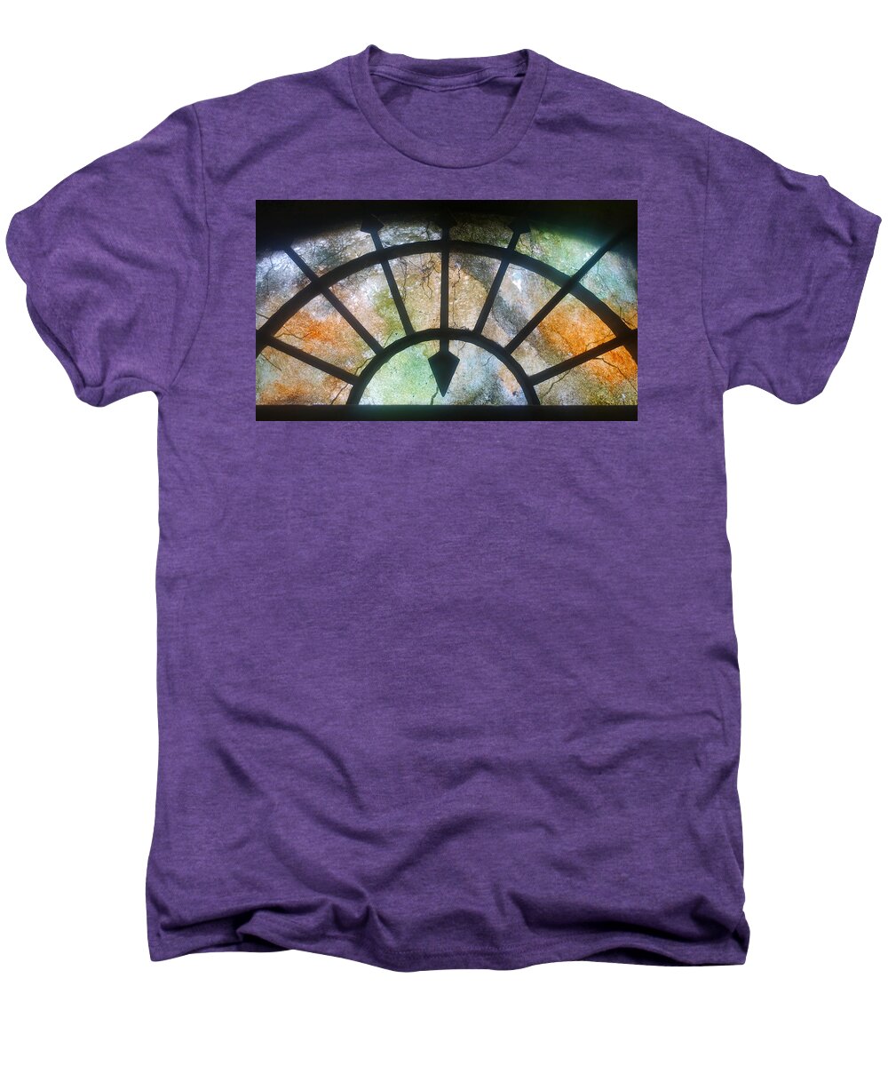 Haunted Men's Premium T-Shirt featuring the photograph Haunted Window by Nora Martinez