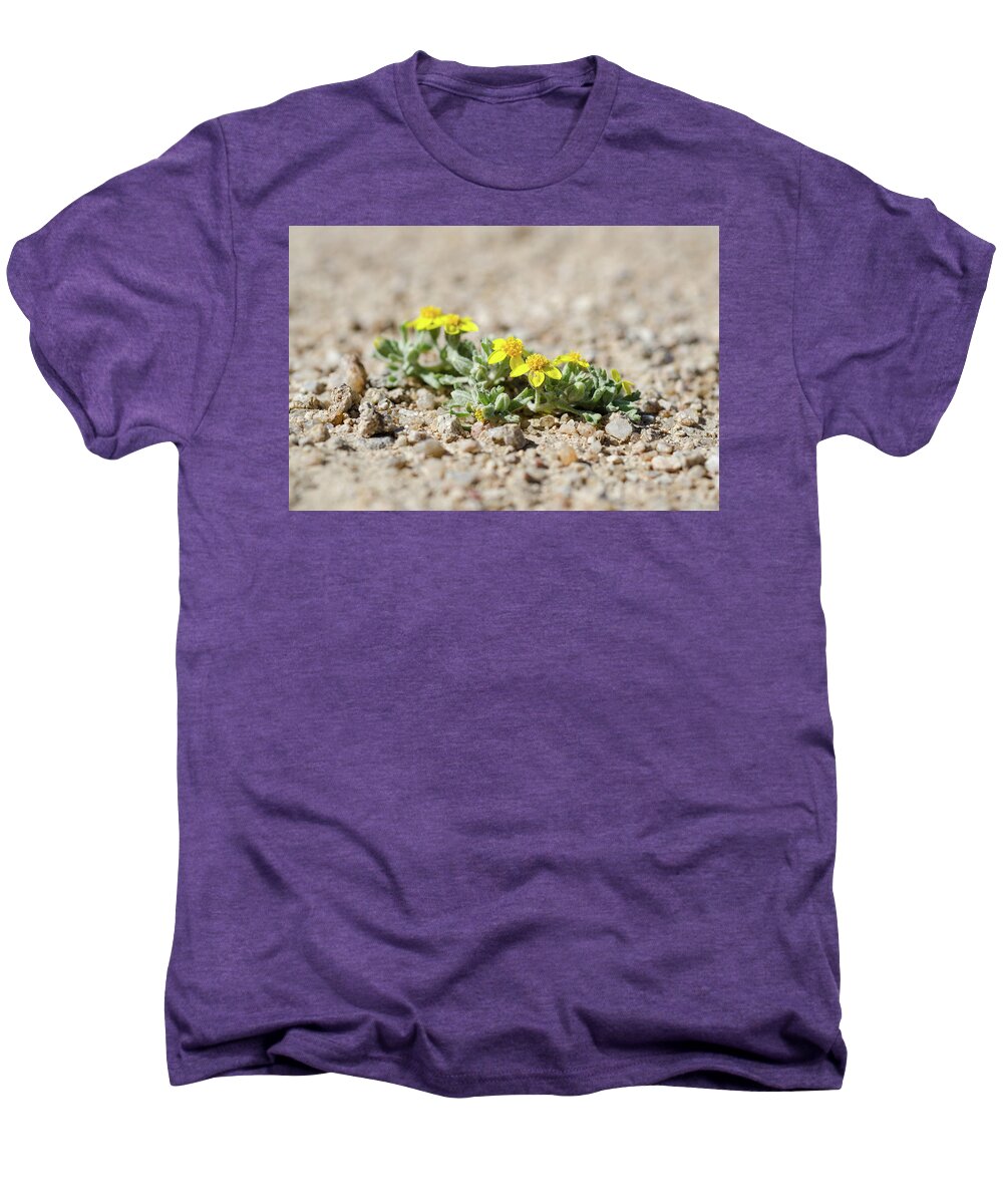 California Men's Premium T-Shirt featuring the photograph Life in the Desert by Margaret Pitcher