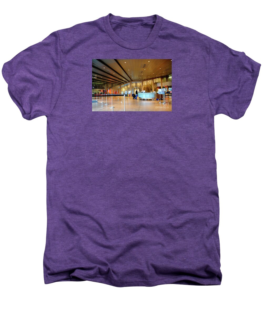 Hdr Men's Premium T-Shirt featuring the photograph Museum of Glass Interior by Chris Anderson