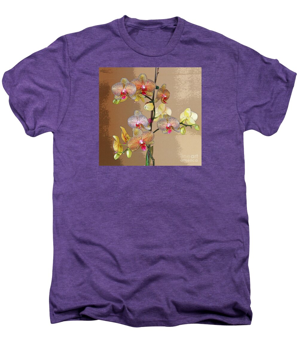Orchid Men's Premium T-Shirt featuring the photograph Orchid Love by Jeanette French