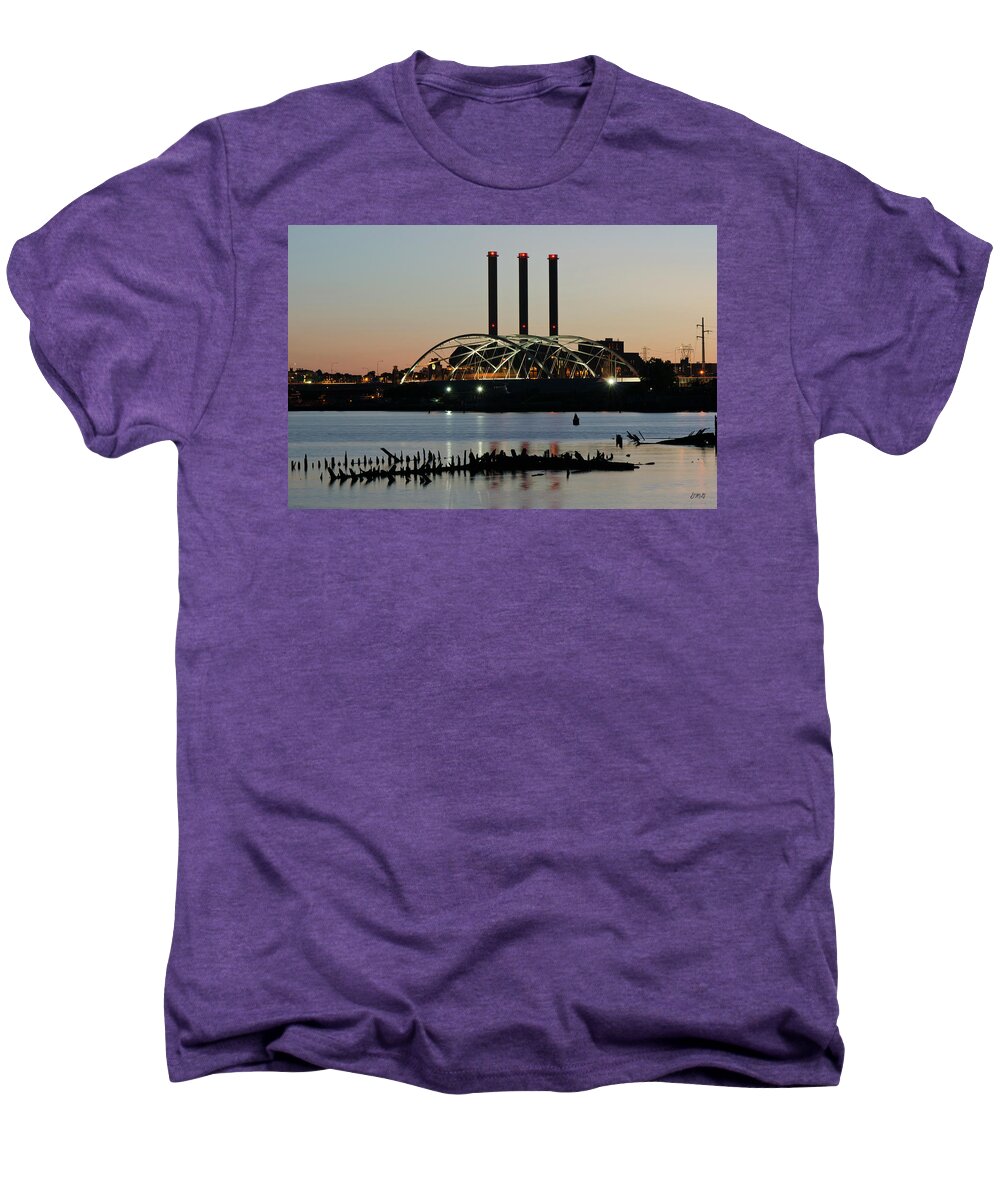 Providence Men's Premium T-Shirt featuring the photograph Providence Harbor III by David Gordon