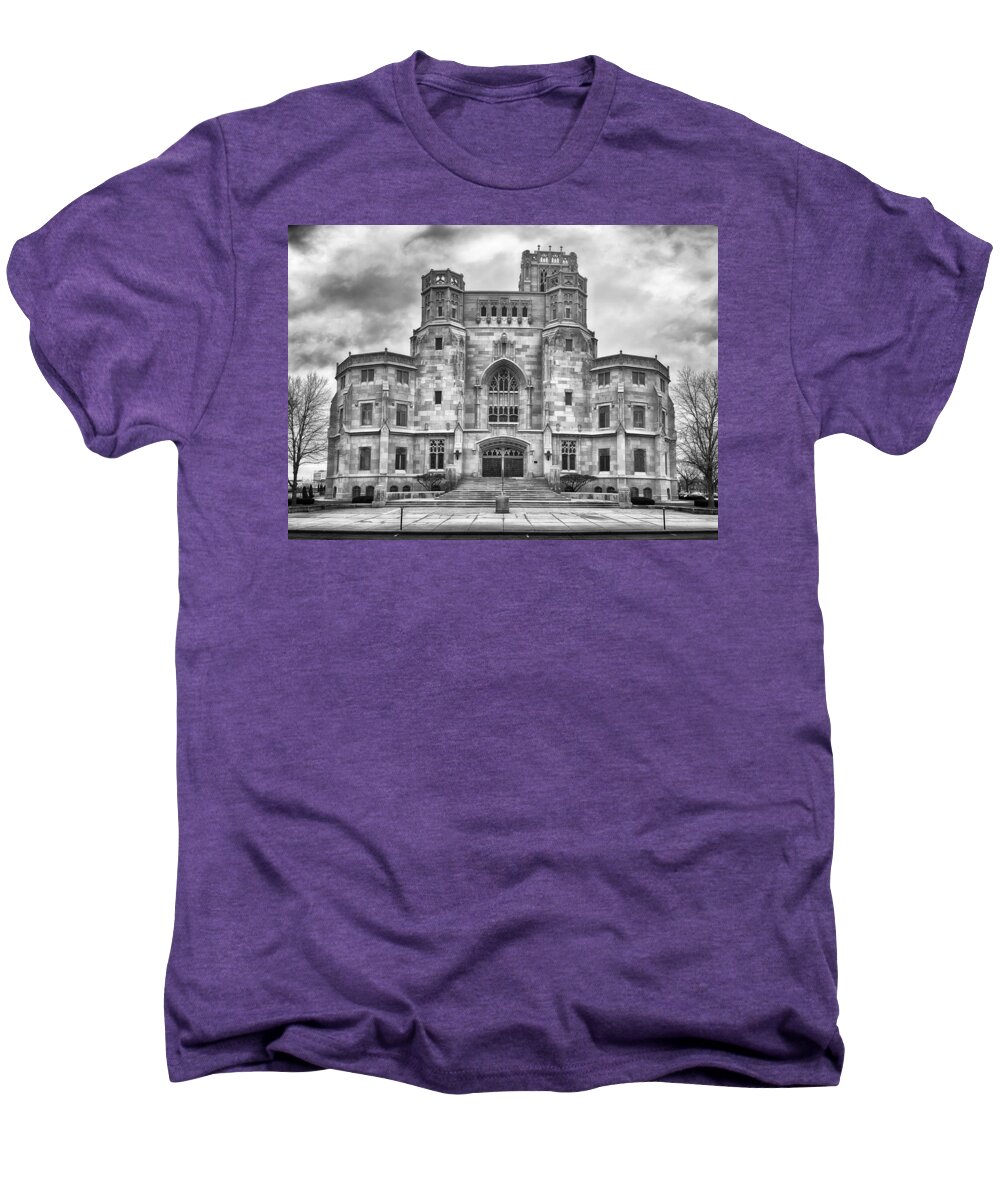 Indianapolis Men's Premium T-Shirt featuring the photograph Scottish Rite Cathedral by Howard Salmon
