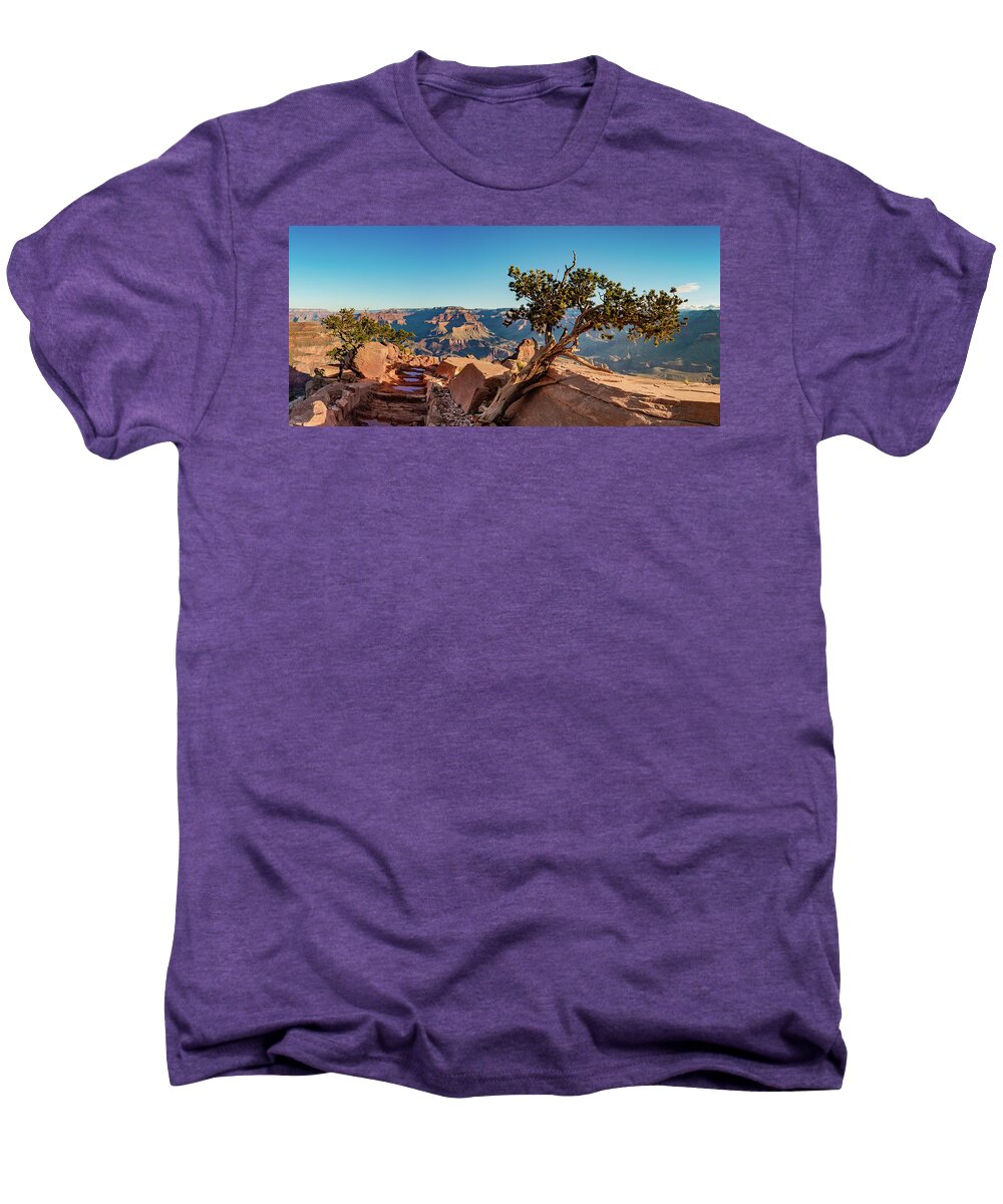 Grand Canyon Men's Premium T-Shirt featuring the photograph South Kaibab Grand Canyon by Phil Abrams