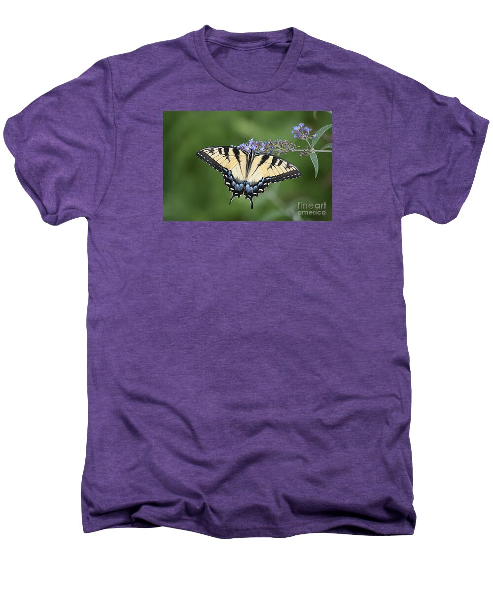 Swallowtail Men's Premium T-Shirt featuring the photograph Swallowtail 20120723_24a by Tina Hopkins