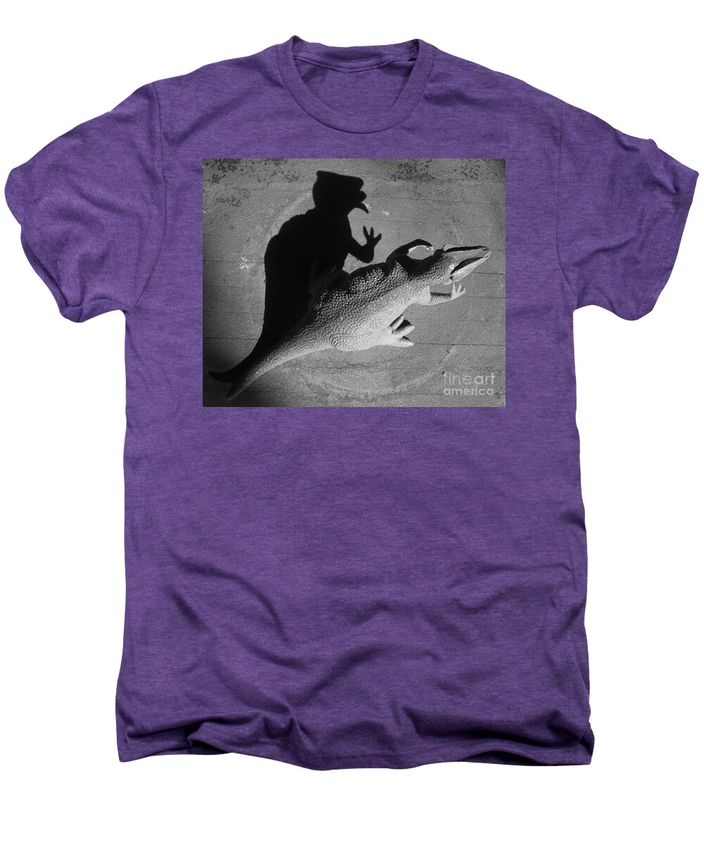 Lizard Men's Premium T-Shirt featuring the photograph The shadow is mightier img 2095 by Marie Neder