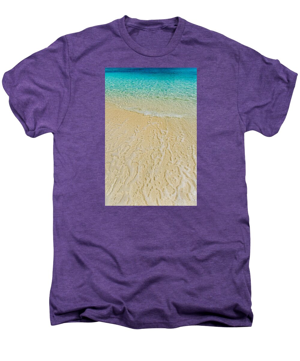 Water Men's Premium T-Shirt featuring the photograph Water Abstract 1 by Gary Felton