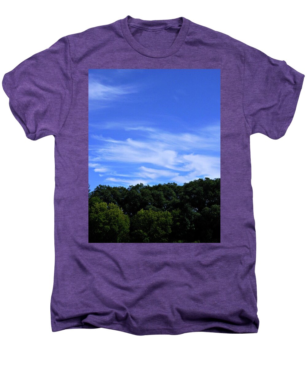 Collingwood's Clouds Men's Premium T-Shirt featuring the photograph Collingwoods Clouds 1 by Cyryn Fyrcyd