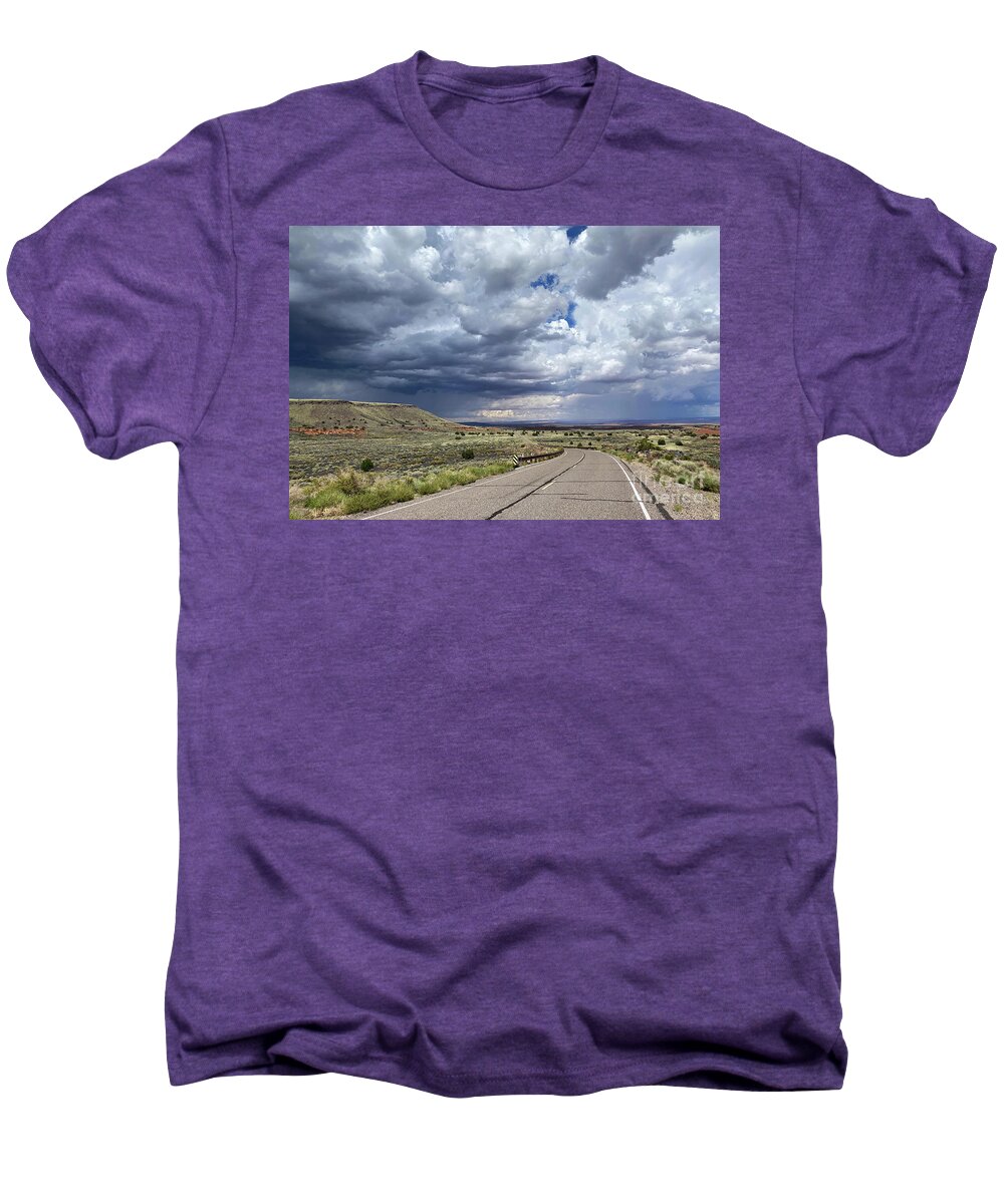 Photography Men's Premium T-Shirt featuring the photograph High Desert Thunderstorms by Jeanette French