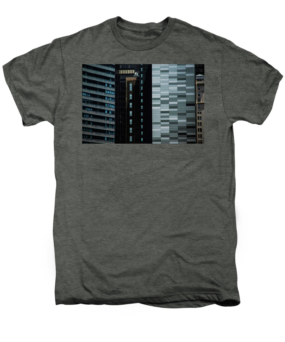 Abstract Men's Premium T-Shirt featuring the photograph City Perspective #1 by Michael Nowotny