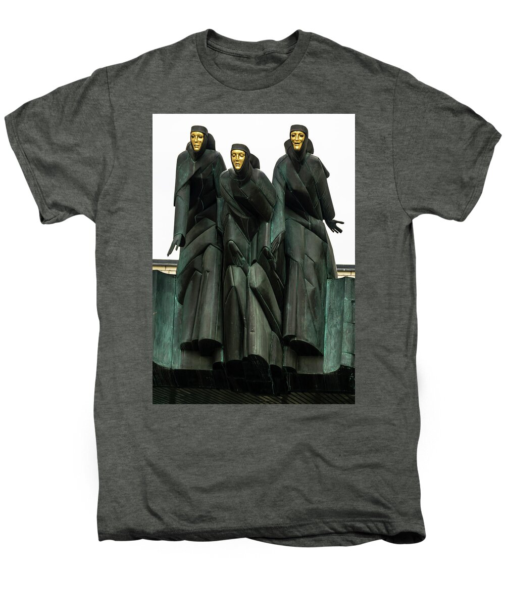 Europe Men's Premium T-Shirt featuring the photograph Three Muses by Steven Richman