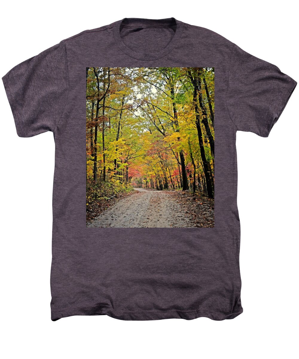 Art Men's Premium T-Shirt featuring the photograph Canopy of Yellow by Marty Koch