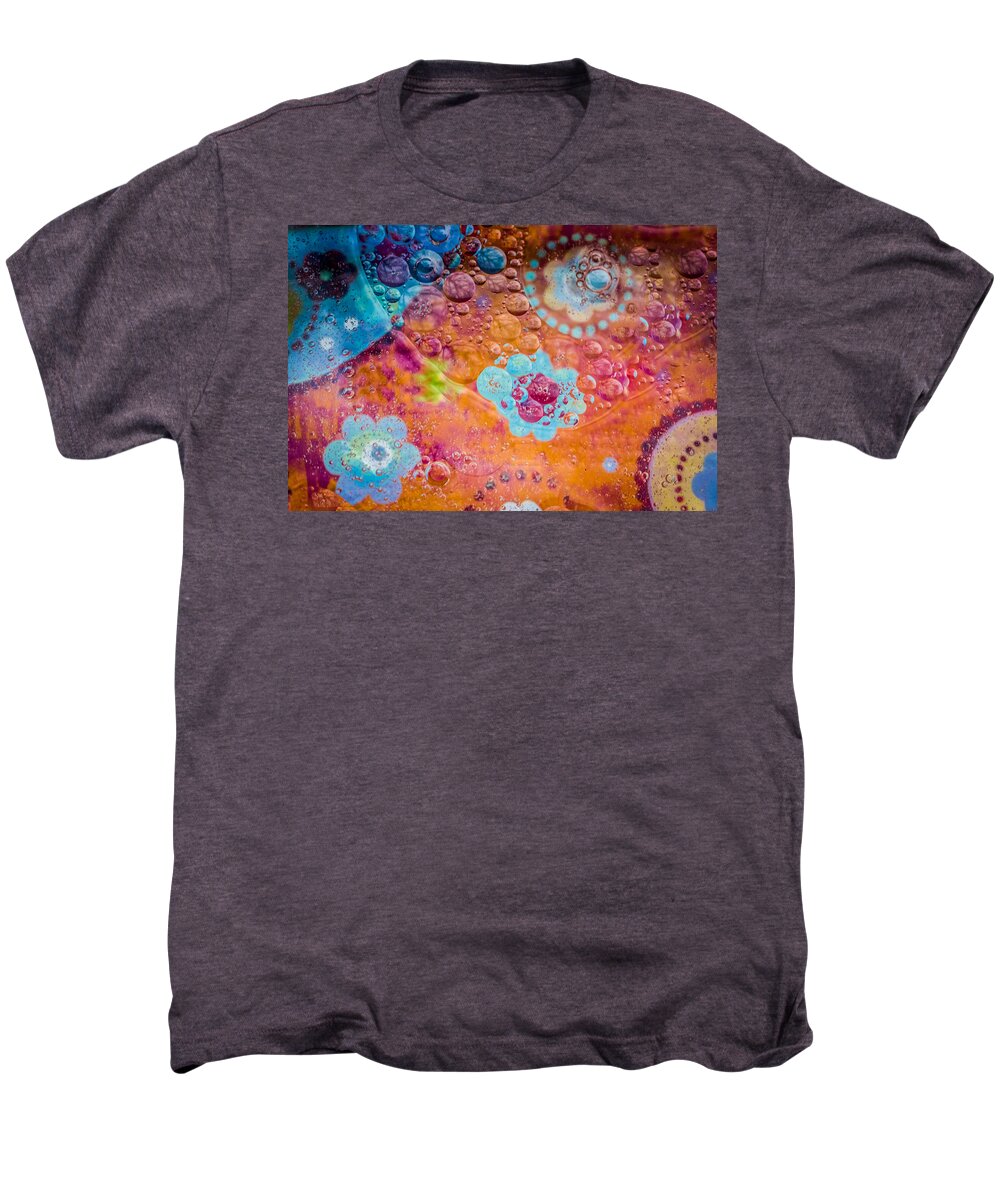 Abstract Art Men's Premium T-Shirt featuring the photograph Circles by Sara Frank
