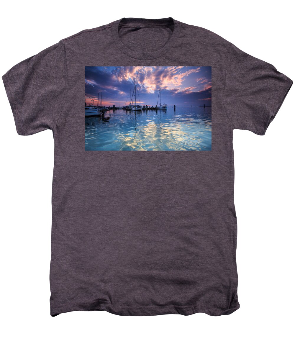 Annapolis Men's Premium T-Shirt featuring the photograph Eastport Sunrise by Jennifer Casey