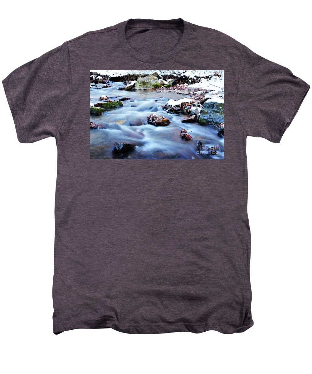 Cool Men's Premium T-Shirt featuring the photograph Cool Waters #1 by Rebecca Davis