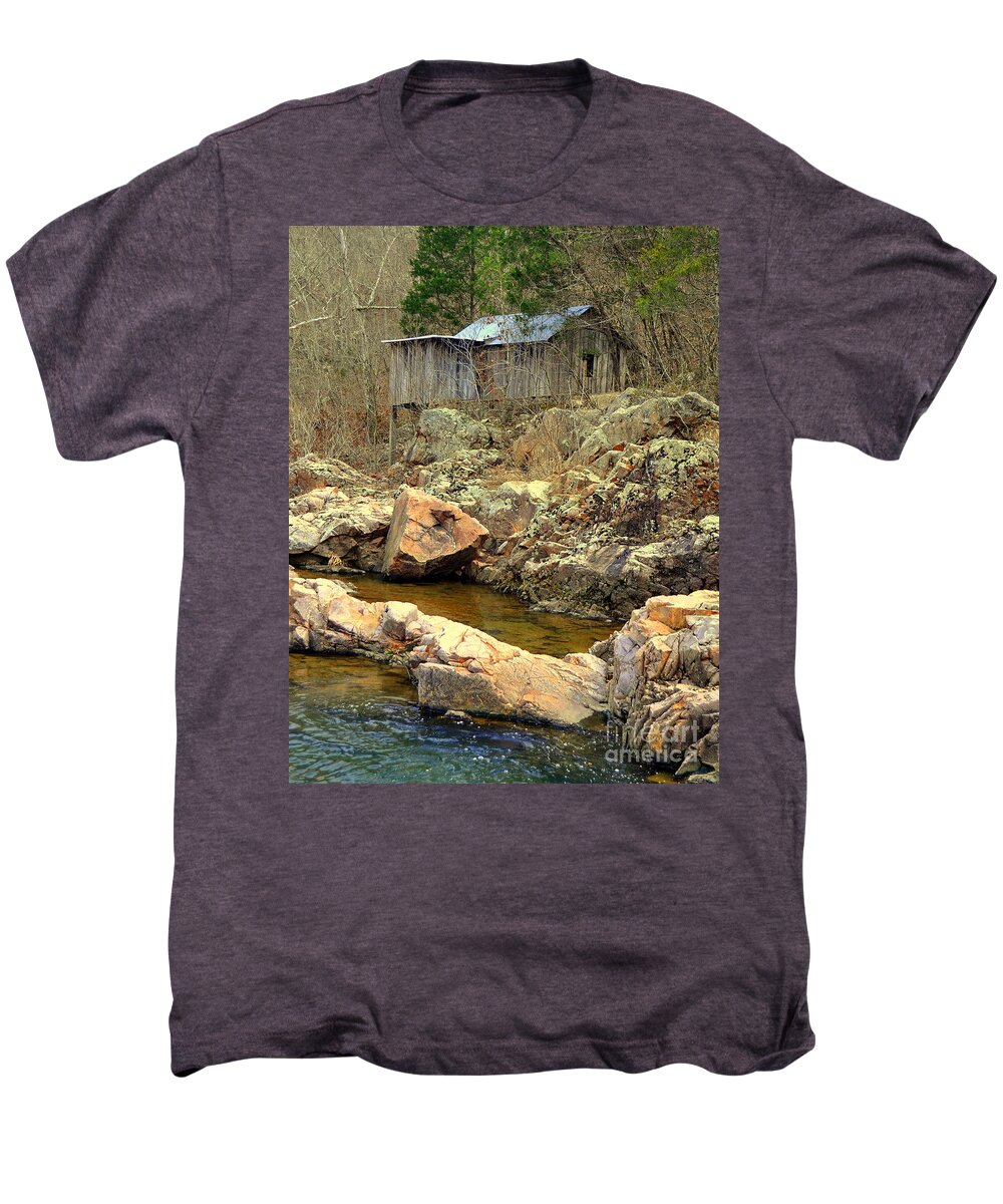 Mill Men's Premium T-Shirt featuring the photograph Klepzig Mill #1 by Marty Koch