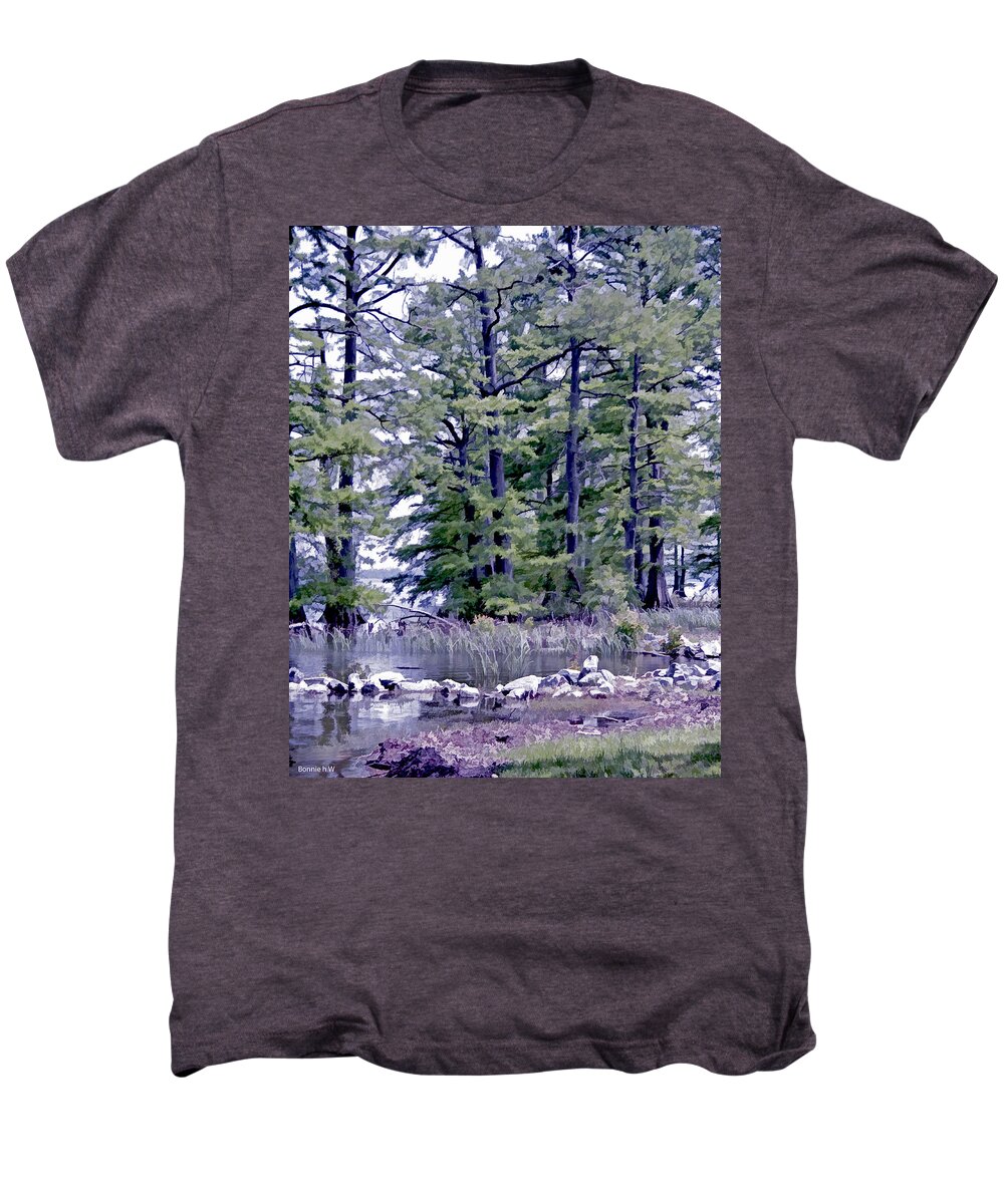 Reelfoot Lake Men's Premium T-Shirt featuring the photograph Reelfoot Lake #2 by Bonnie Willis