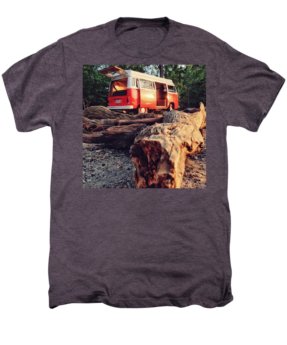 Vw Men's Premium T-Shirt featuring the photograph Alani by the River by Andrew Weills