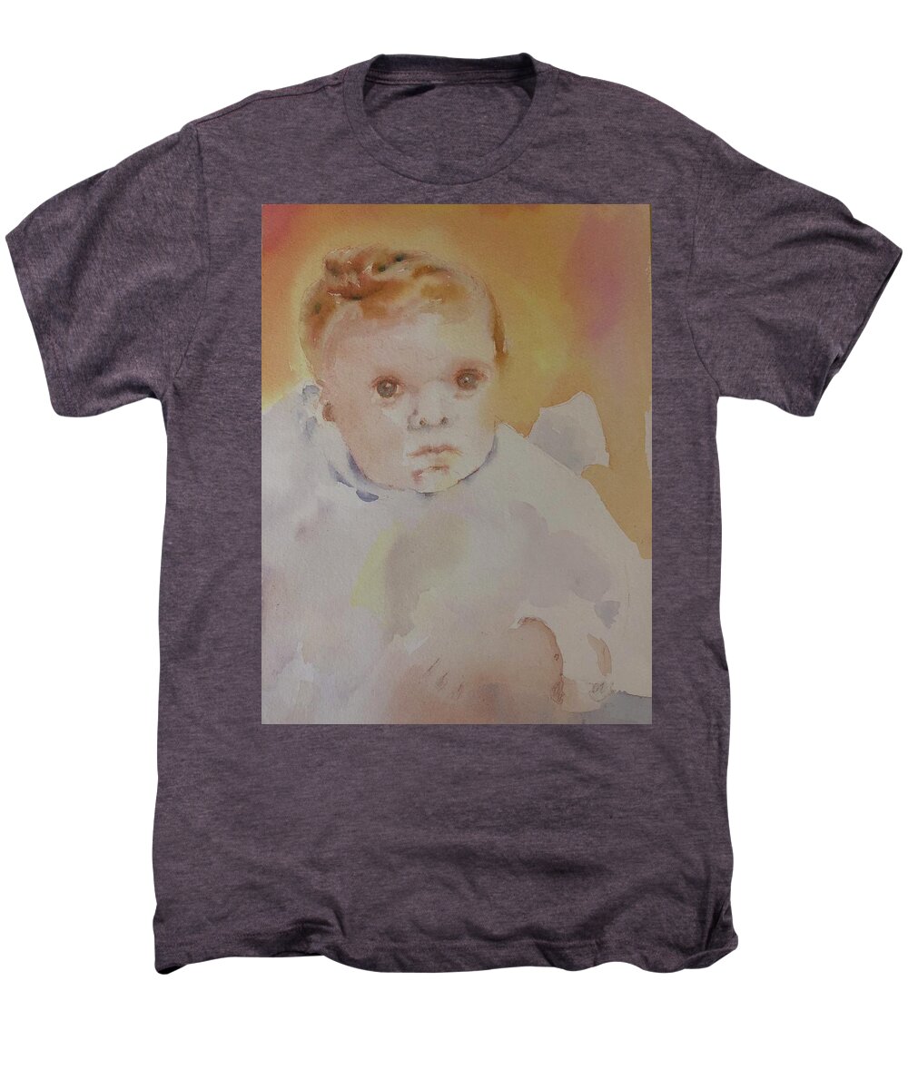  Men's Premium T-Shirt featuring the painting Elsie by Tara Moorman