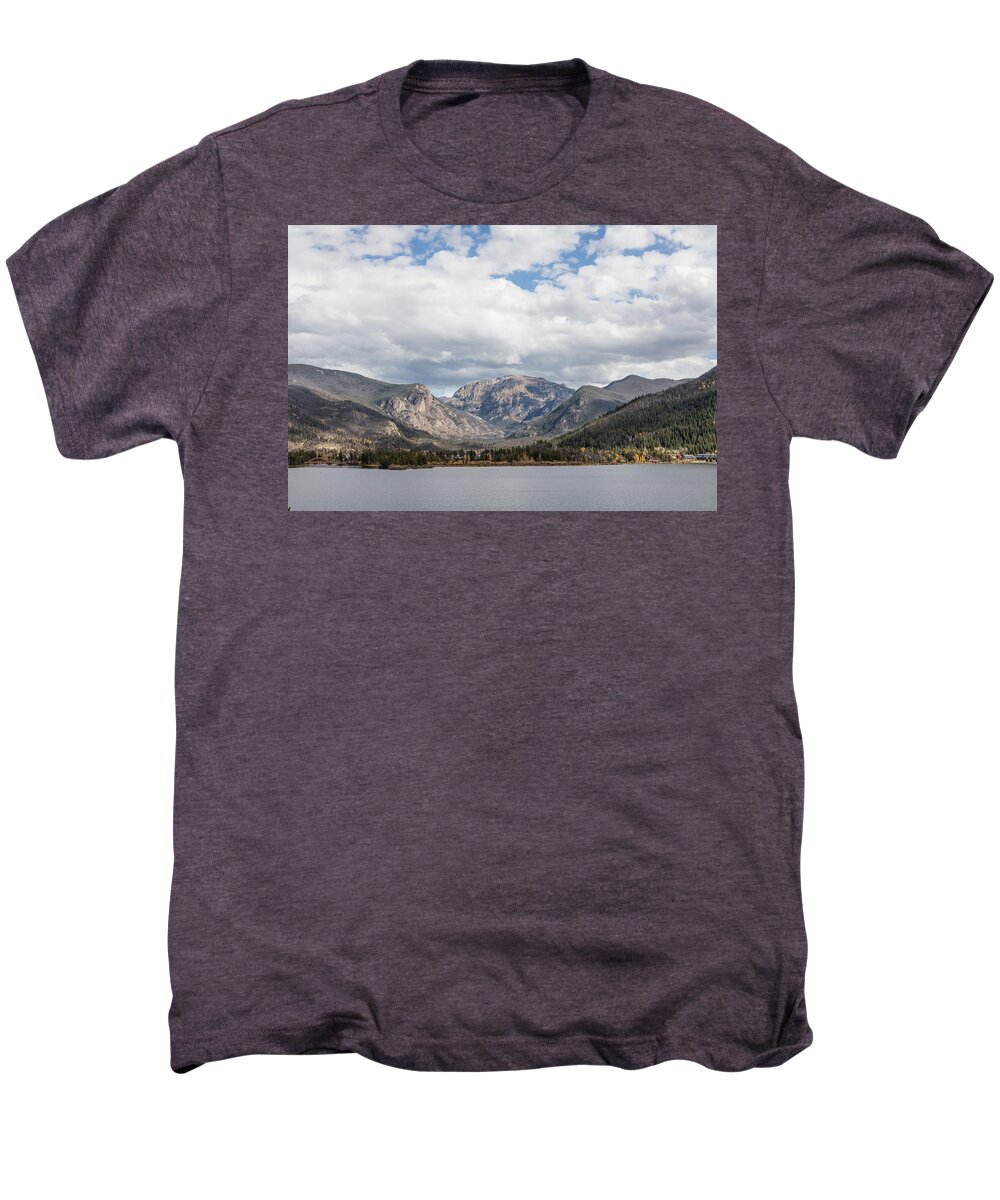 Carol M. Highsmith Men's Premium T-Shirt featuring the photograph Grand Lake -- largest body of water in Colorado by Carol M Highsmith