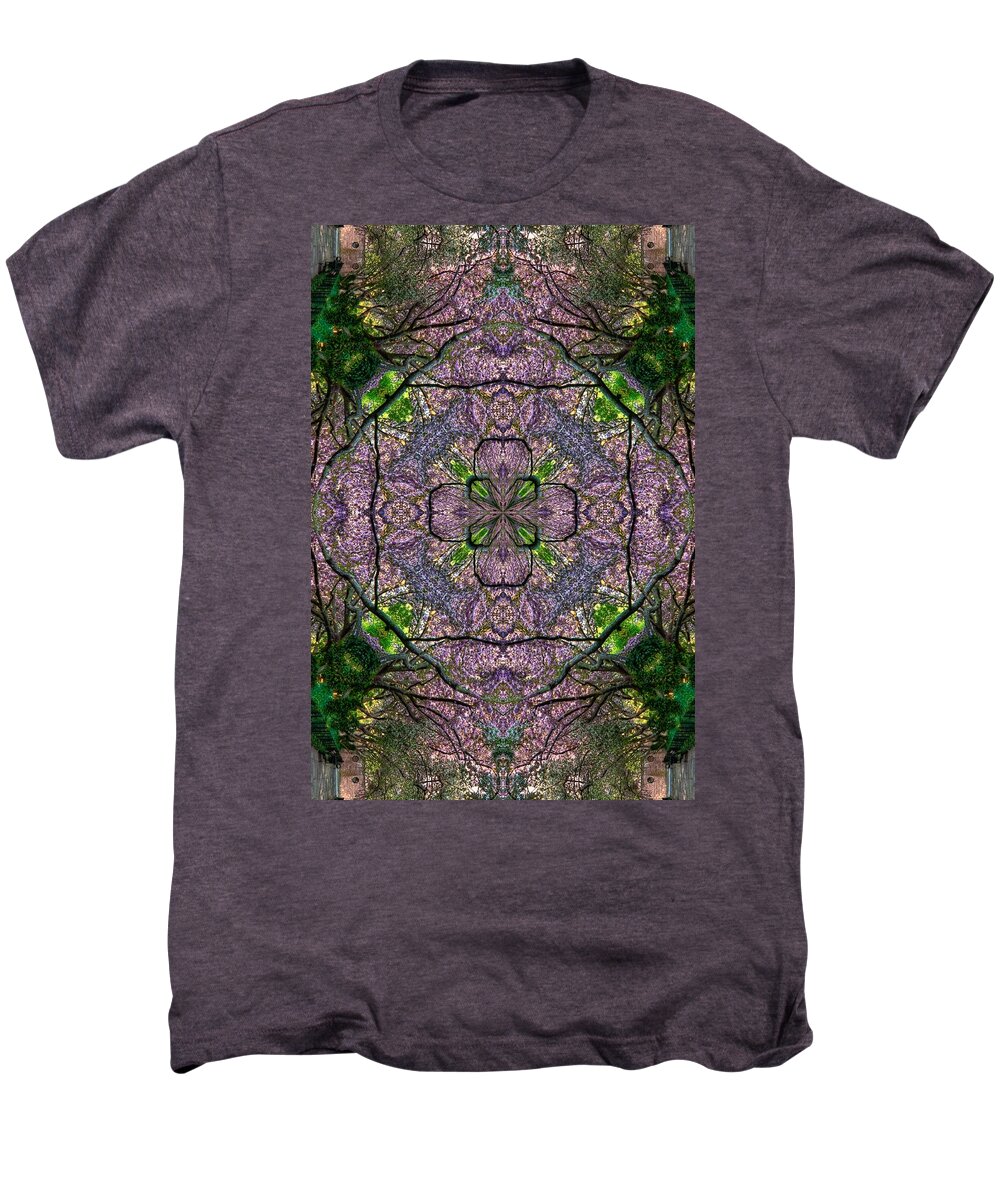Kaleidoscope Men's Premium T-Shirt featuring the photograph K 78 by Jan Amiss Photography